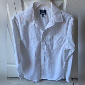 George Men's White Dress Shirt Size S 34/36